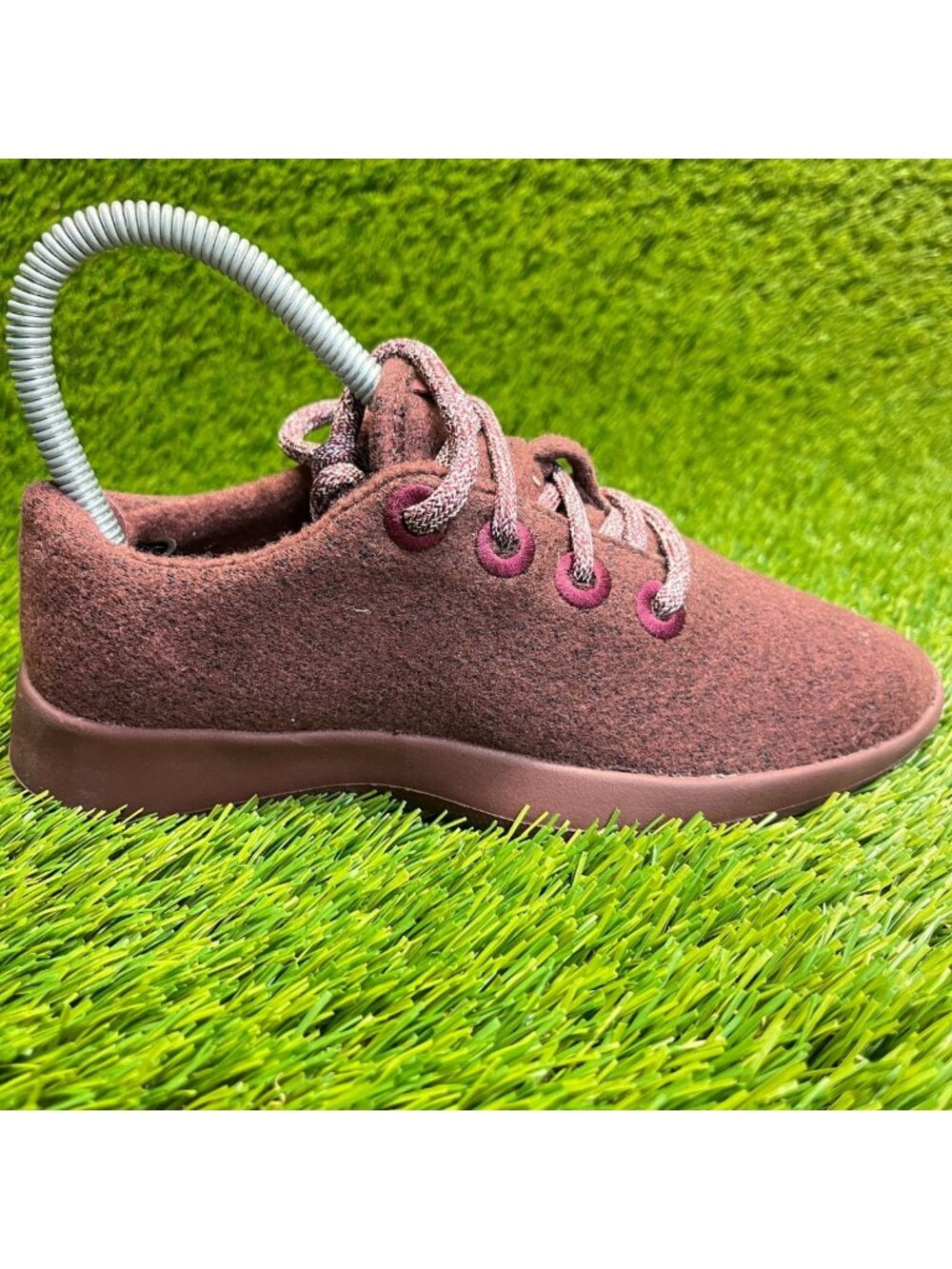 Allbirds Wool Runners Berry Red Womens Size 5 Walking Running Shoes Sneakers